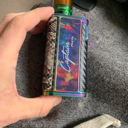 Pd270 captain cap mod box , with smok attachment, barely used too big to carry in the pocket absolute cloud machine