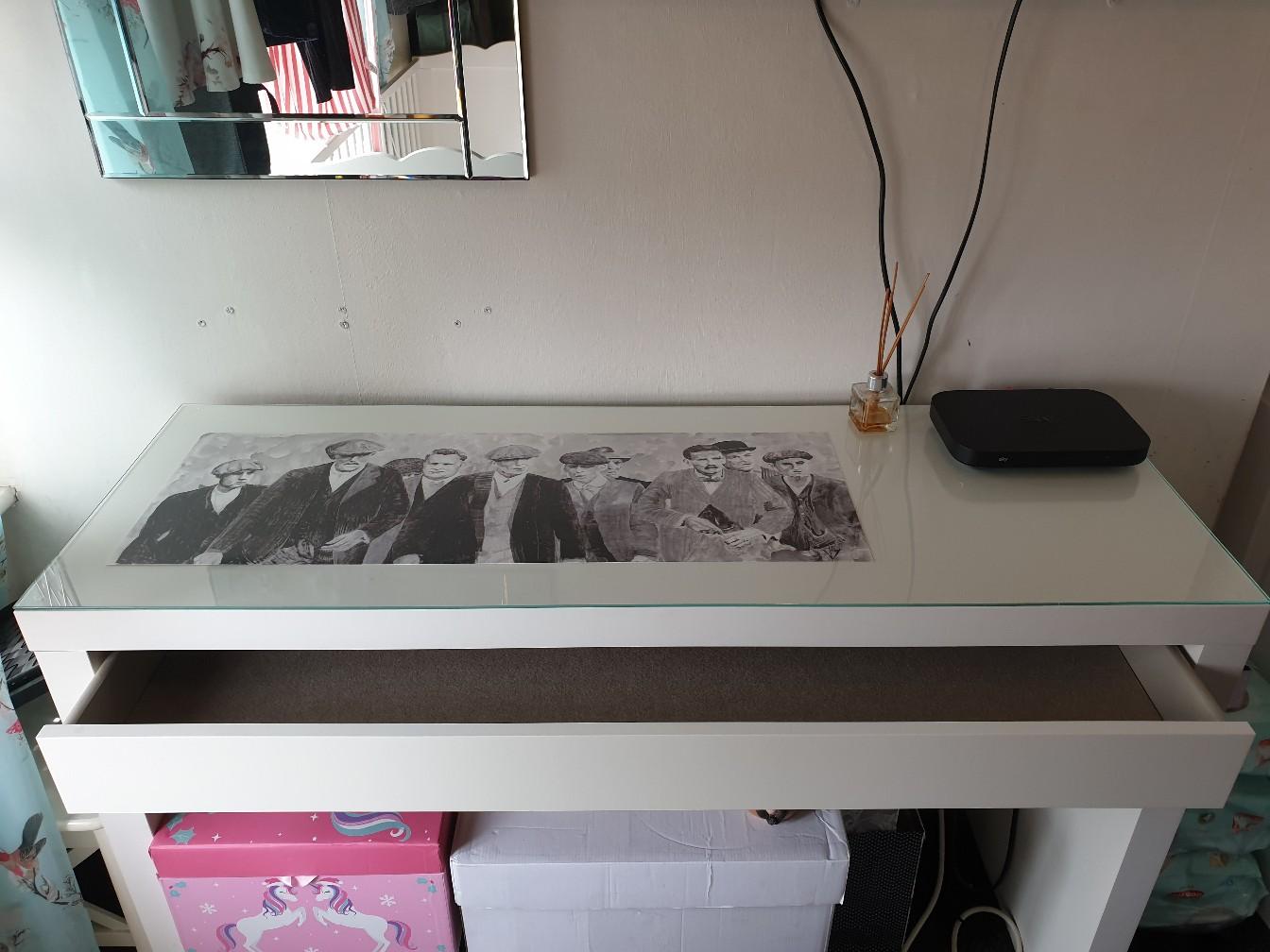IKEA Dressing Table with Glass top in DY4 Sandwell for £25.00 for sale