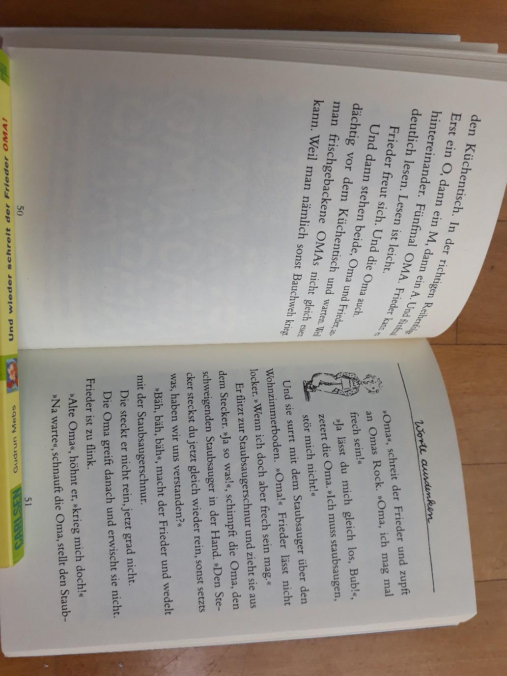Kinderbücher: OMA schreit der Frieder in 5101 Bergheim für 3,00 € zum ...