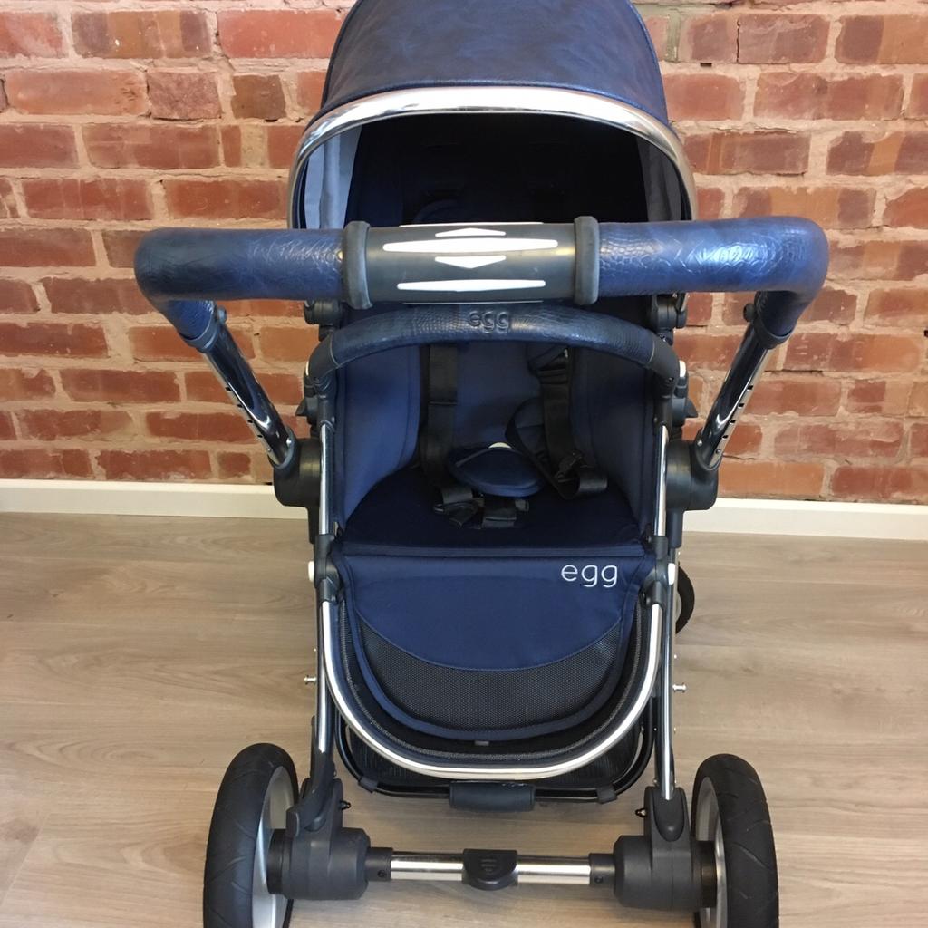 Egg pram stroller travel system serpent blue in WA1 Warrington for