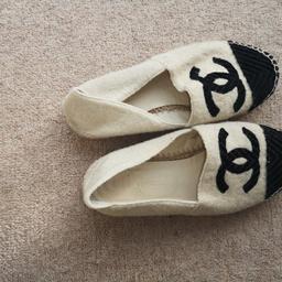 Women's chanel Espadrilles size 3.  Almost new.