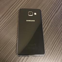 SAMSUNG GALAXY A3 2016 BLACK
Unlocked to all networks.
Crack in screen minor scratches
£50