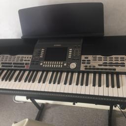 Yamaha keyboard psr 9000 in good condition and good working order. Comes complete with keyboard stand, music sheet stand, solid adjustable keyboard stool, keyboard cover and power cable. Cash and collection only from HA9 9FN