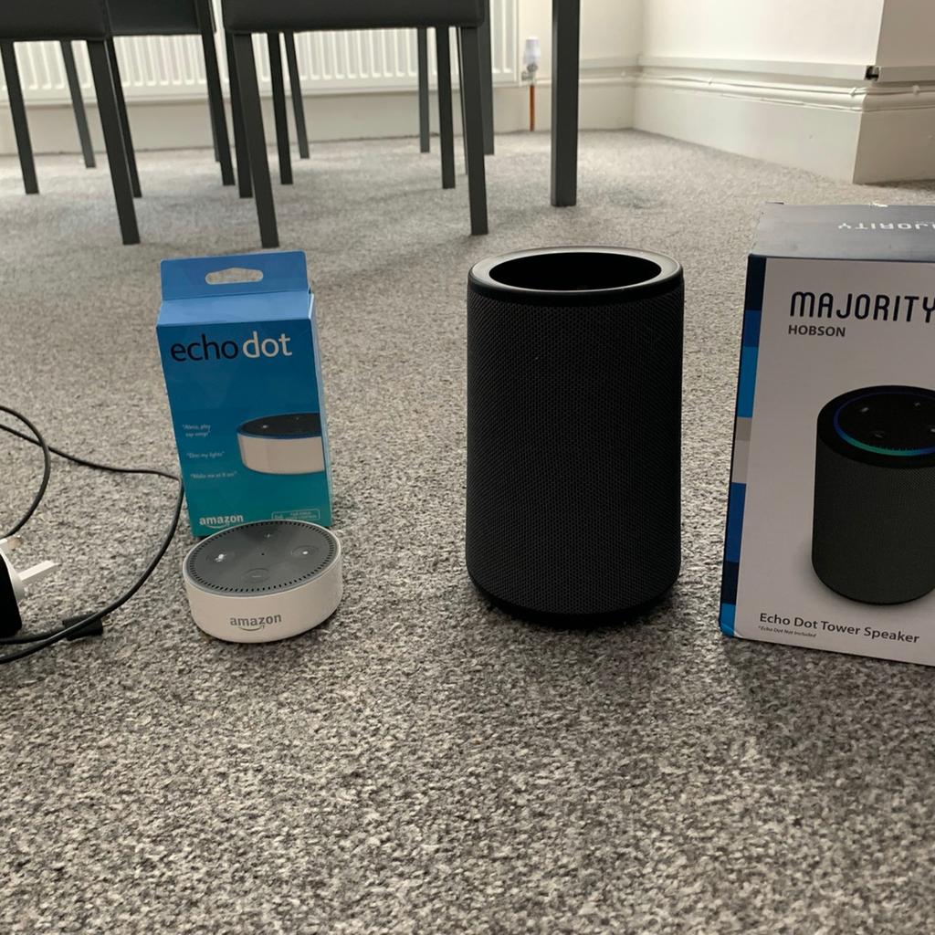 Echo dot tower store speaker