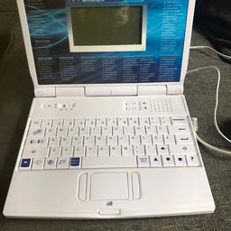 Lovely childs silver crest laptop with power lead and mouse fully working