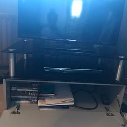 Holds up to 43". Great condition. Also has a drop down drawer for storage. Collection please (very heavy 2 ppl required. HD2 Sheepridge £10