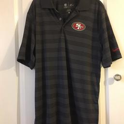 san francisco 49ers Polo Tshirt mens small Great Used Condition. Condition is Used. Dispatched with Royal Mail Signed For® 2nd Clas