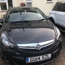 Reluctant sale of my daughters Vauxhall Corsa 1.4 excite AC, 5 door hatchback finished in gun metal Grey metallic. Lovely little car with only 38,500 miles (will go up as the car is in daily use) complete with V5 Registration and Mot till March 2020. No faults and drives lovely. 1 female owner from new. Part service history and a few scuffs to alloys etc. Selling due to bigger car as new baby! Read less