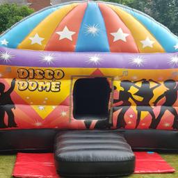 adult disco dome for hire for £90 size is 15ft x 18ft comes with light and speaker inside to connect with your device through Bluetooth.For more info call or text 07785180395 or visit our Facebook page (lpa bouncy castle hire)