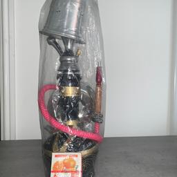 Hookah pipe sheesha for sale, brand new never been used before only a few weeks old. Will give a packet of orange sheesha flavour to go with it