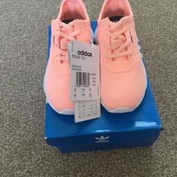 Girls adidas trainers brand new with tags size 7.5 collection Bletchley £15Ono