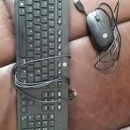 wired hp keyboard and mouse fully working.