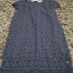 Worn once, beautiful dress, true colour dark navy, looks lighter in pic. Make an offer