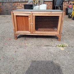rabbit hutch for sale in excellent condition measurements are length 33inches hight 20 inches width 16 inches £25