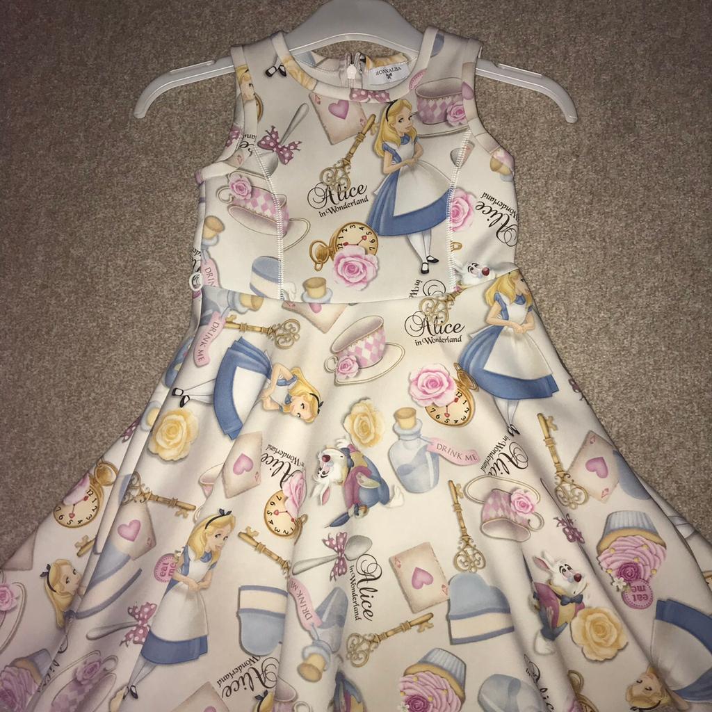 Monnalisa alice in wonderland dress sale