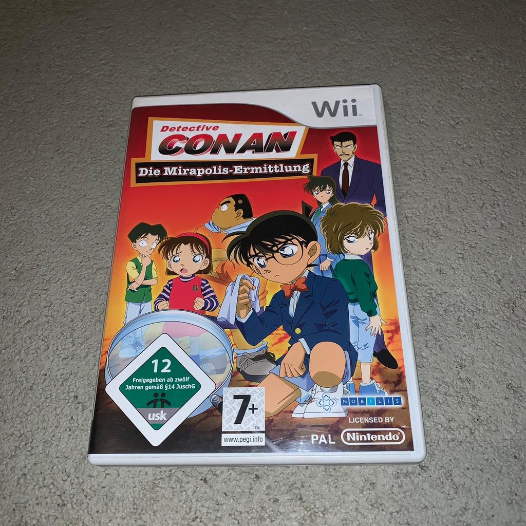 Jeu Wii Detective Conan - Enquête à Mirapolis Avec Notice, État Comme Neuf