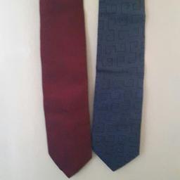 BLUE AND RED GUENINE VERSACE TIES
£20 for the two of them
NO SILLY OFFERS PLEASE