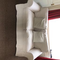 Basically brand new no one ever sits on it
No stains and no marks on it
Comes with two small pillows
Collection only
Look for between £45-50 for it as paid £220 for it a few years ago 