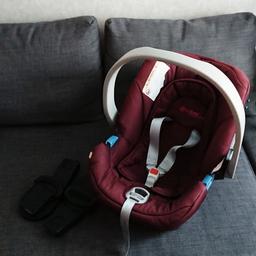 Cybex mamas and papas car seat with adapters to sola2 and urbo. Used but good condition. COLLECTION from Enfield.
Frame not included.