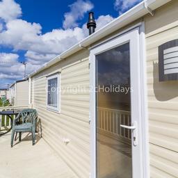 2CHOLIDAYS.CO.UK

Park Holidays, Faversham Road, Whitstable, Kent, CT5 4BJ 

6 berth mobile home with decking, central heating and double glazing. Diamond rated. 

Entry into open plan kitchen and lounge/diner.

Kitchen with full size oven/hob with extractor over, full size fridge/freezer and microwave.
Lounge with TV/DVD player, Freeview, electric fire, double sofa bed and dining area. Also supplied - vacuum cleaner.

Family 'Jack & Jill' bathroom with shower over bath, wash basin and toilet. Accessible from hallway and master bedroom.

Bedroom 1 - Master with double bed, ample storage and access to family bathroom. (Space for travel cot).
Bedroom 2 - Twin room with two single beds and storage. 

Outside gated decking to side with furniture to enjoy.

Parking next to van on hard standing.

*No pets allowed*

Alberta Holiday Park is a great base for a holiday near the Kent seaside