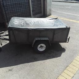 nice little trailer 5ft by 3ft good tyer a weels electric in good working order