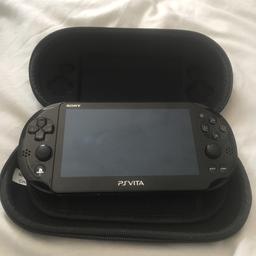 Black touchscreen PSVita with 3 games including fifa. Comes with original case NO scratches marks or smashed screen. £50 offers available