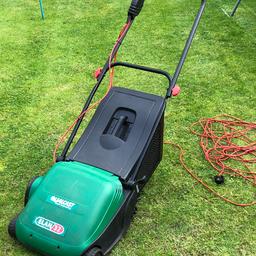 Qualcast Elan 32 electric cylinder lawn mower in great used condition!
Comes with detachable grass box, long cable, folding handle & integral roller for stripes.
Buyer collects from M31 area of Manchester.