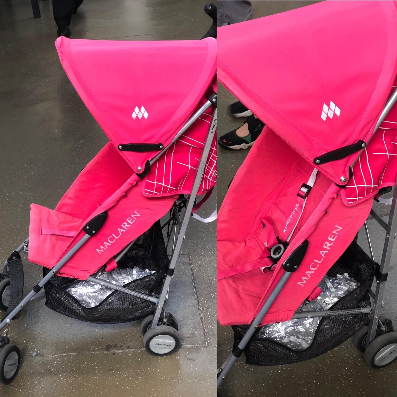 Pink 2024 maclaren buggy