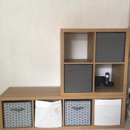 1 - 2 x 2 Cube

1 - 1 x 4 Long Unit 

Both in the same wood colour (storage boxes not included) 

Can be sold separately or together - £25 each or £50 for the pair 

From a pet and smoke free home 

Collection is from Quedgeley