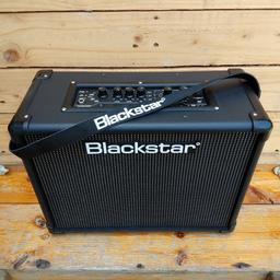 Used Blackstar ID:Core Stereo 40 Combo in good condition, supplied with its original Blackstar power supply.

Plenty of effects built in with optional USB hook up for further tweaking/recording.
