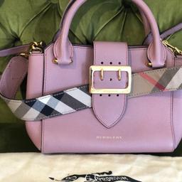 Used burberry hand bag(Dusty Pink)very Good Condition From Westfield London. Condition is Used.