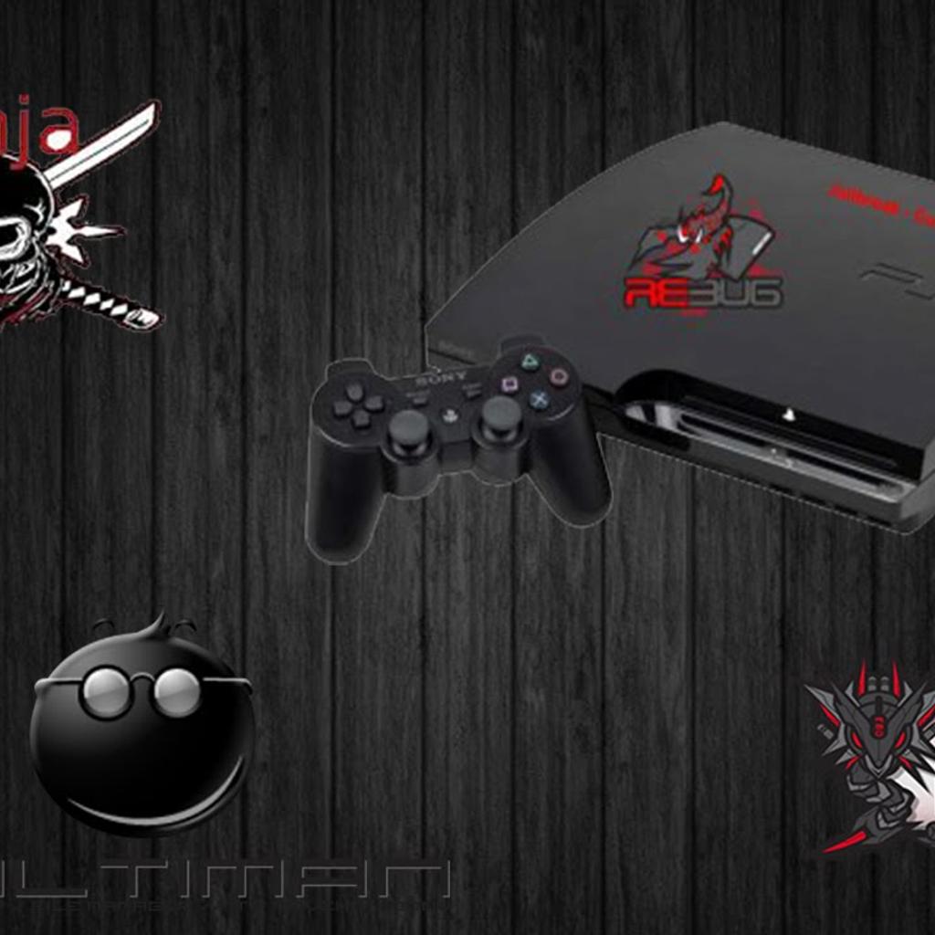 JAILBROKEN PS3 SLIM 120GB REBUG CFW 4.84 (100 in B19 Birmingham for