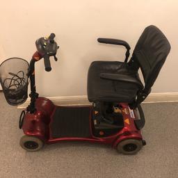 I have a mobility scooter. It was my grandads and he has got another one. There are some scratch marks. The battery life can last around 2 hours depending on weight. There is no delivery so you have to come and collect yourself. If you have any questions please feel free to give me a text on 07480418239. Thanks