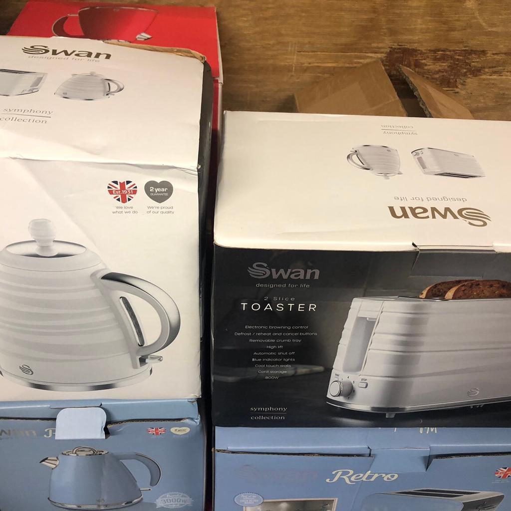 Swan toaster and kettle brand new symphony in Heath & Reach for £35.00 for sale Shpock