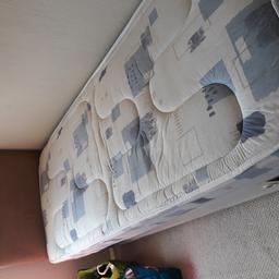 Single bed, matteress and  headboard.  In good condition as in spare room and used only a handful of times