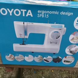 new sewing machine never been used