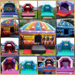 A variety of castles, domes and combi slide castles for hire. A great way to entertain the kids during the holidays or a special occasion. We cater for adults and children. Prices start from £50 and includes overnight as long as it's in a secure location. Our castle sizes range from 12ft x 12ft, 11ft x 15ft, 15ft x 17ft, 14ft x 14ft, 16ft x 16ft and 15ft by 18ft, there are other sizes inbetween. Call or text 07785 180395 or message below for more information.