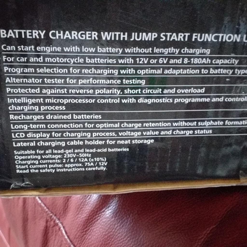 Ultimate Speed battery charger/jump starter in WA10 Helens for £28.00