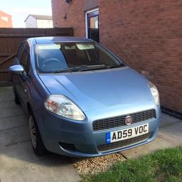 Fiat Grande Punto 1.4 Active 5 door

2009 59 plate

113k miles

MOT until March 2020

Sorn

Clutch replaced year ago

Blue

Spare key

Remote central locking

Front electric windows

Factory fitted CD player with steering wheel audio controls

Drivers and passenger airbags

Drives well

Only one crack at the front (see photo no 3)

Woman driver for the last 4 years

Selling due to having a company car
