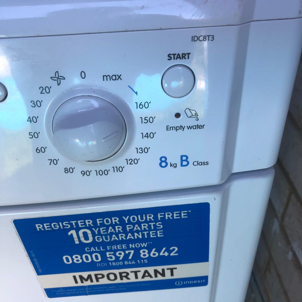 Indesit IDC8T3 Condenser Tumble Dryer in BR8 Sevenoaks for £65.00 for