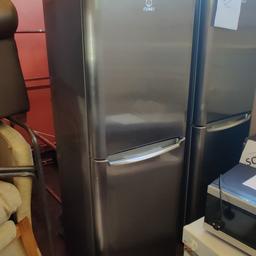 Indesit large grey fridge freezer. In good condition overall, will need to be cleaned out but has been tested and PAT tested. Pop in to view or message for more information.
