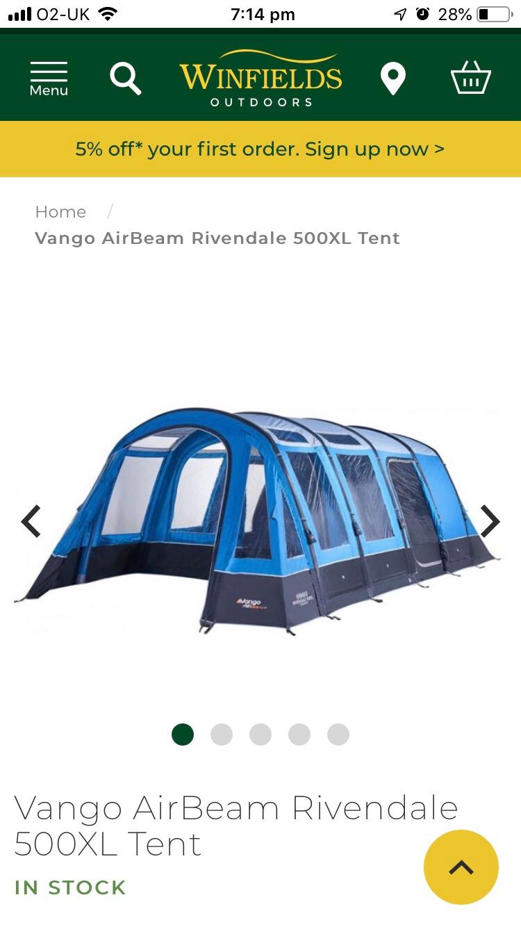 Vango 2024 rivendale 500xl