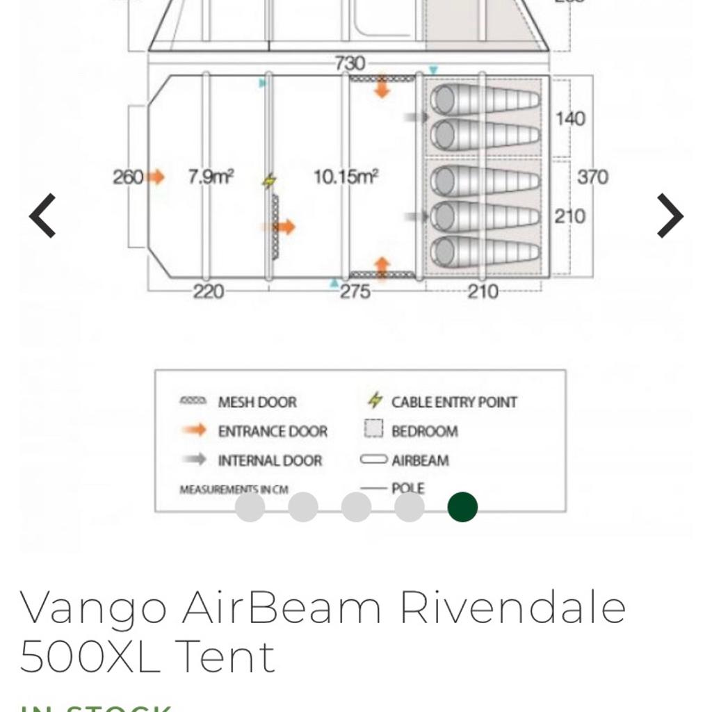 Vango rivendale outlet 500xl