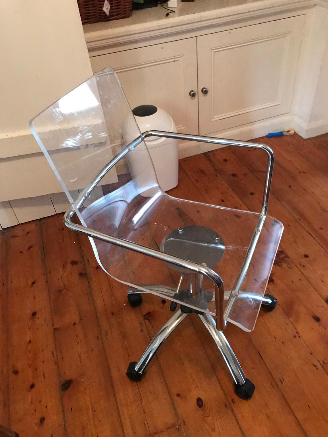 John Lewis Perspex Office Chair in SM6 Sutton for £38.00 for sale Shpock