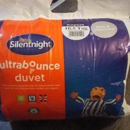 Silent night ultrabounce king size duvet cover £10