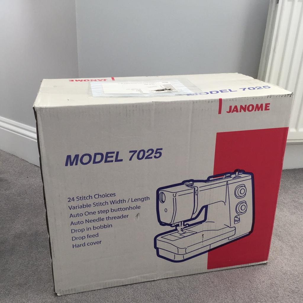 Brand new Janome model 7025 sewing machine in SE22 London for £195.00