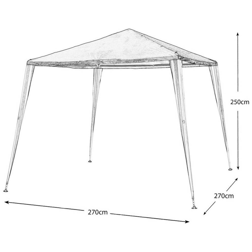 2 7x2 7 Meter Square Garden Gazebo In CV2 Coventry F r 20 00 Zum