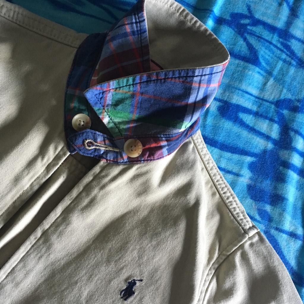 Vendo per cambio taglia,bellissima giacca marca polo ralph lauren,regolabile in taglia,tg 7 anni