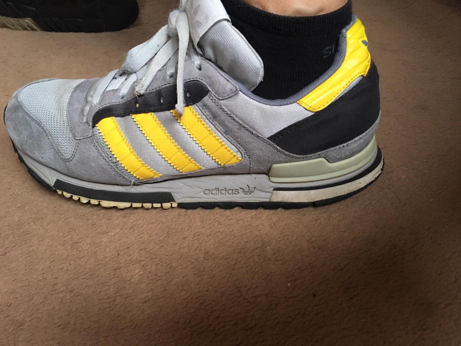 Adidas zx discount 600 grey yellow