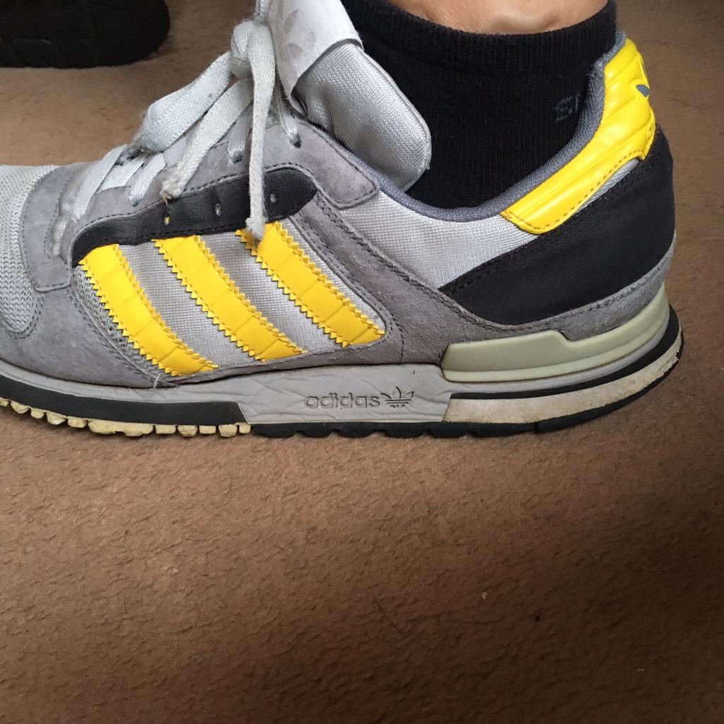 Adidas zx600 shop grey yellow